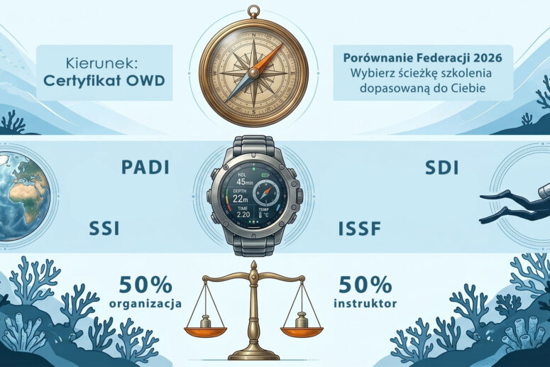 Federacje PADI SSI, SDI ISSF